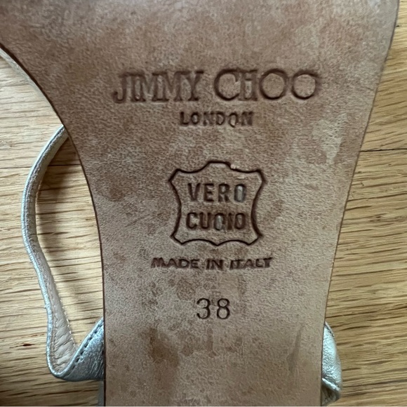 Jimmy Choo’s Strappy Stiletto. Vintage Early 2000’s. Silver size 7. 🤍❤️‍🔥 - Picture 10 of 14